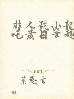 非人哉小龙女哪吒黄日笔趣阁