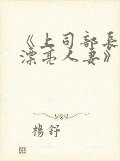 《上司部长出轨漂亮人妻》中字