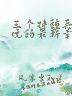 三个特种兵林晚晚的最新章节小说