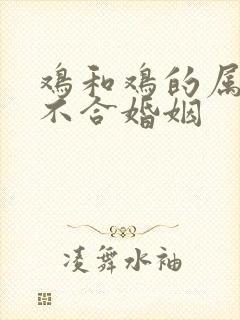 鸡和鸡的属相合不合婚姻