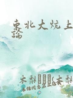 东北大炕上的乱论