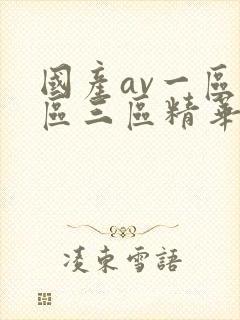 国产av一区二区三区精华液