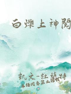 白烁上神阅读