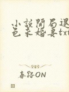小说开局退婚绝色未婚妻txt