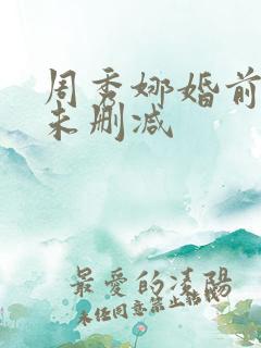 周秀娜婚前试爱未删减