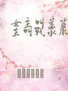 女主叫叶苜苜男主叫战承胤的小说
