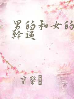 男的和女的上床干逼