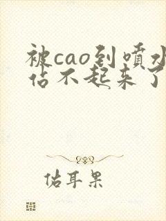 被cao到喷水站不起来了小说