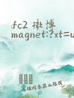 fc2 微博 magnet:?xt=urn:btih