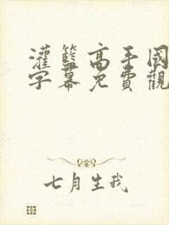 灌篮高手国语版字幕免费观看