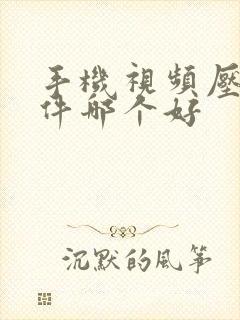 手机视频压缩软件哪个好