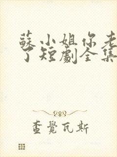 苏小姐你老公掉了短剧全集免费观看