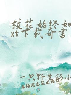 校花始终如一txt下载奇书网