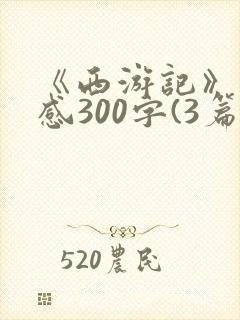 《西游记》读后感300字(3篇)