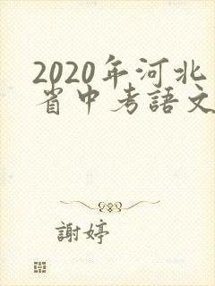 2020年河北省中考语文试题及答案
