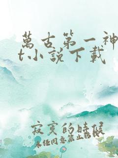 万古第一神txt小说下载