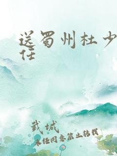 送蜀州杜少府之任