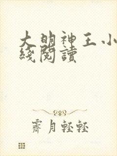 大明神王小说在线阅读