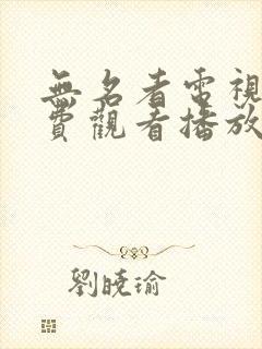 无名者电视剧免费观看播放
