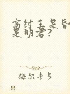 商纣王是昏君还是明君?