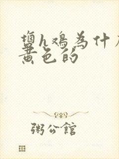 盐h鸡为什么是黄色的