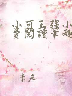 小可王强小说免费阅读笔趣阁