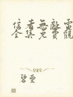 信者无敌电视剧全集免费观看剧情