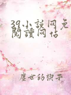 39小说网免费阅读网站