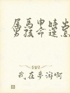 属马申时出生的男孩命运怎么样