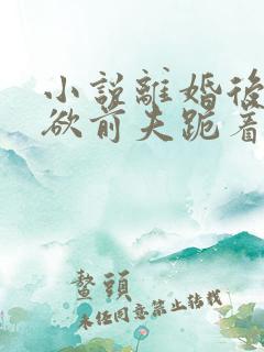 小说离婚后,禁欲前夫跪着求复合简凝在线