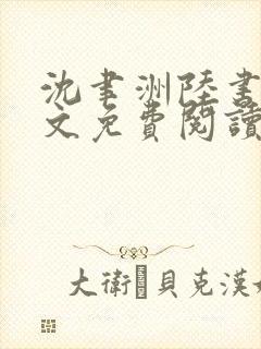 沈聿洲陆书苒全文免费阅读最新章节