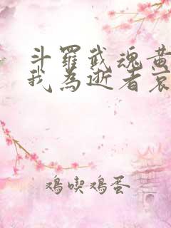 斗罗武魂黄泉,我为逝者哀哭