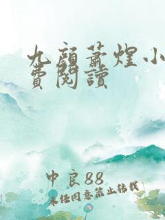 九颜萧煜小说免费阅读