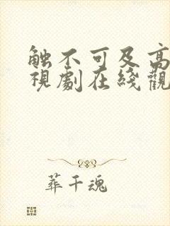 触不可及高清电视剧在线观看