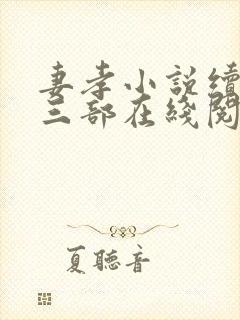 妻孝小说续写第三部在线阅读