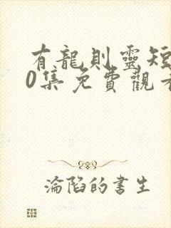 有龙则灵短剧70集免费观看