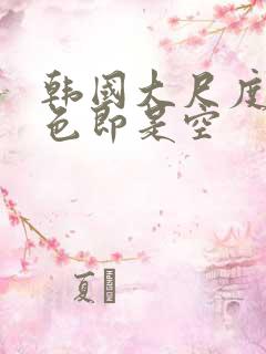 韩国大尺度电影色即是空