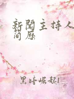 新闻主持人文静简历