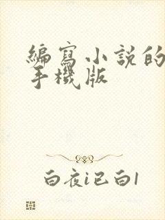 编写小说的软件手机版