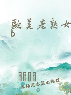 欧美老熟女大bb