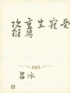攻重生宠受小说推荐