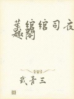 叶绾绾司夜寒笔趣阁