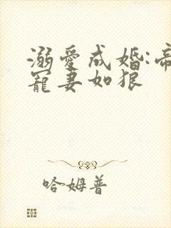 溺爱成婚:帝少宠妻如狼