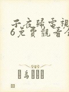 子夜归电视剧16免费观看全集高清