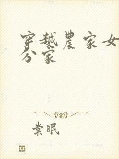 穿越农家女种田分家