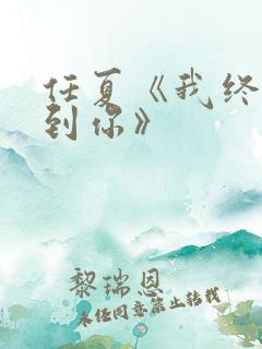任夏《我终于等到你》
