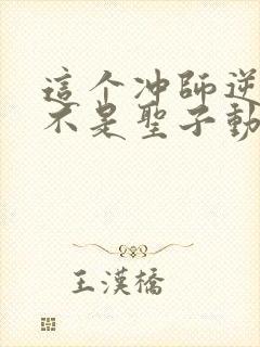 这个冲师逆徒才不是圣子动态漫