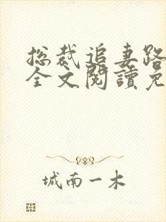 总裁追妻路漫漫全文阅读免费