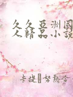 久久亚洲国产成人精品小说