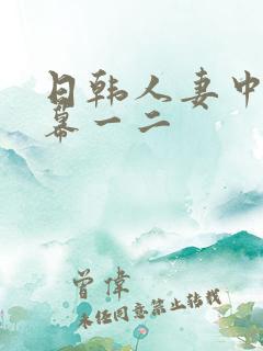日韩人妻中文字幕一二